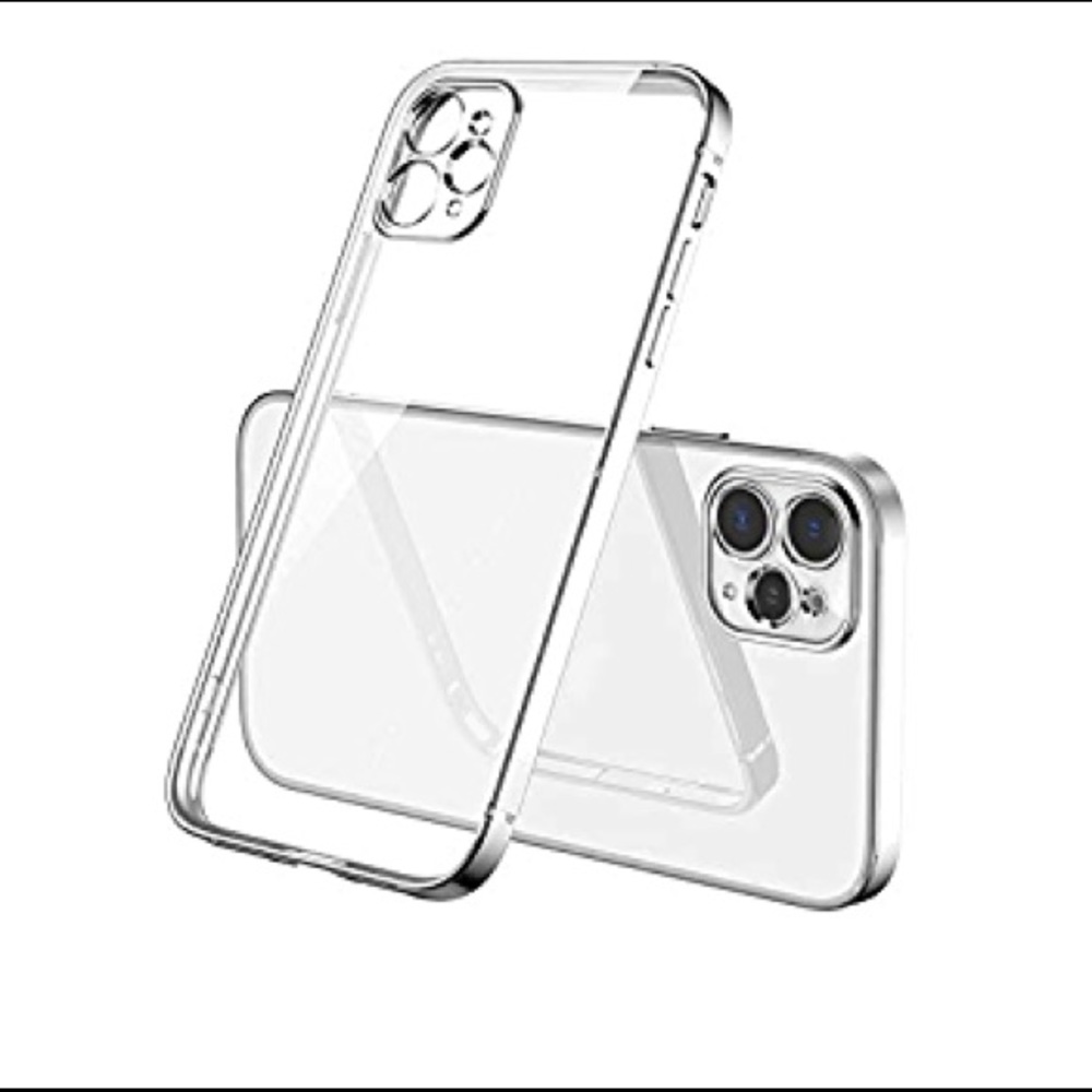 Clear Silicon iPhone 12 Case (Brand New)